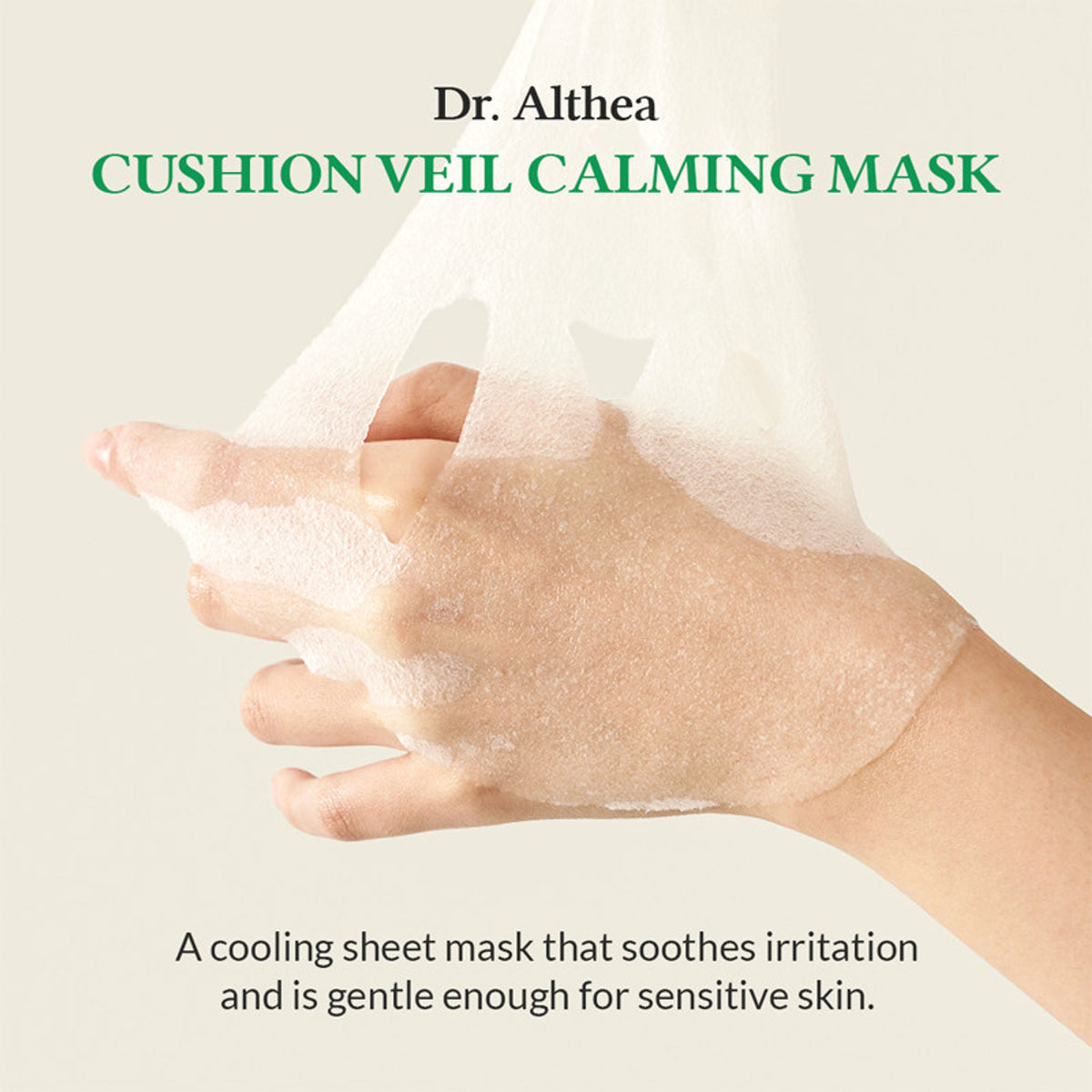 Dr.Althea Cushion Veil Calming Mask: Centella Soothing Sheet Mask for Irritated Skin | Grocsy