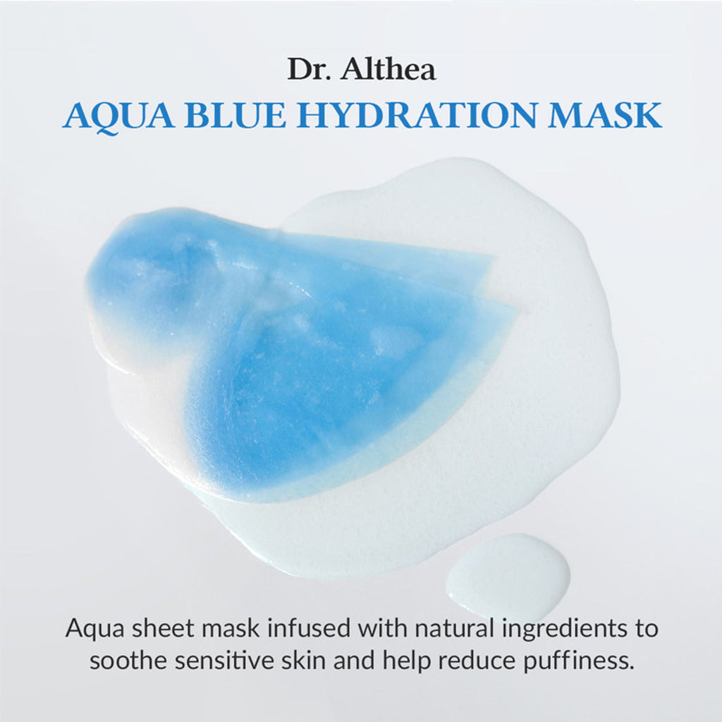 Dr.Althea Aqua Blue Hydration Mask: Deep Hydration Sheet Mask for Dehydrated Skin | Grocsy