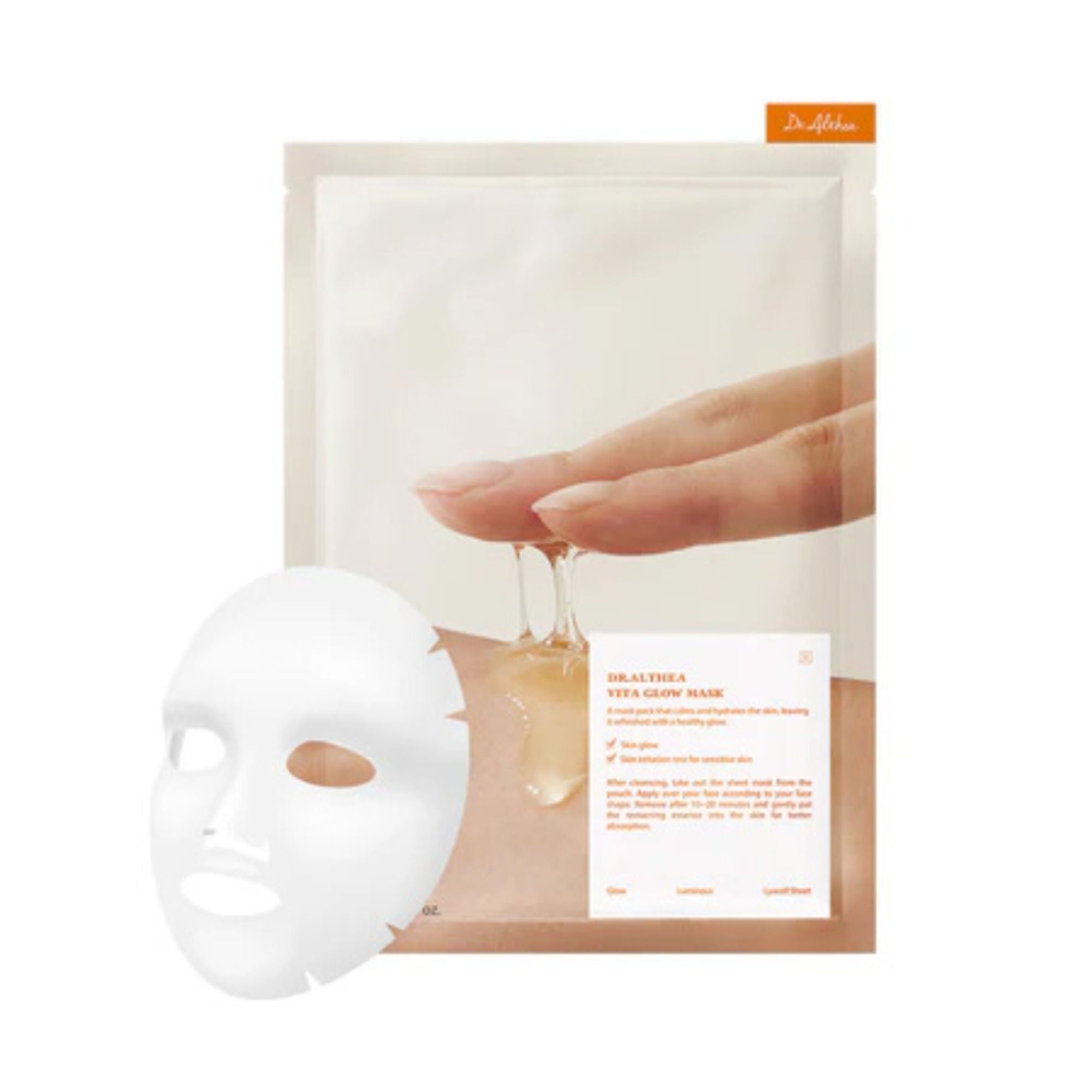 Dr.Althea Vita Glow Mask: Vitamin Complex Brightening Sheet Mask for Dull Skin | Grocsy