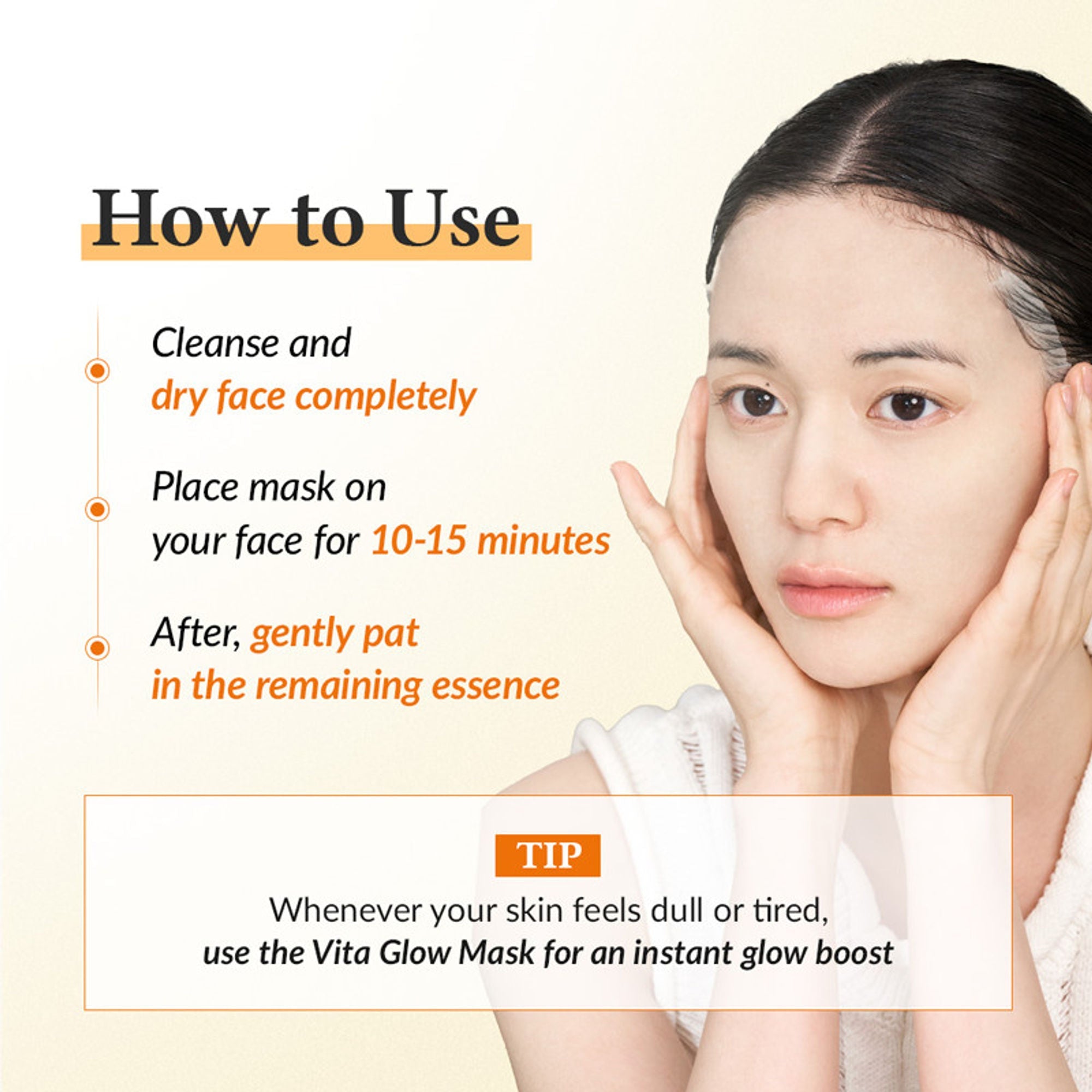 Dr.Althea Vita Glow Mask: Vitamin Complex Brightening Sheet Mask for Dull Skin | Grocsy