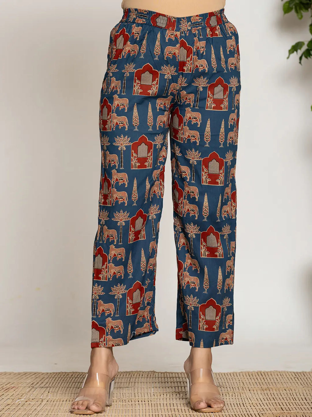 Yufta Cotton A-Line Sleeveless Co-Ord Set | Grocsy