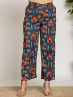 Yufta Cotton A-Line Sleeveless Co-Ord Set | Grocsy