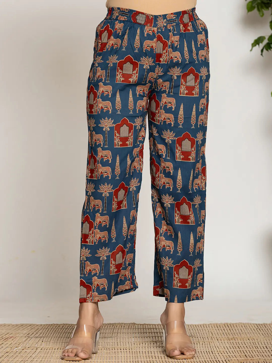 Yufta Cotton A-Line Sleeveless Co-Ord Set | Grocsy