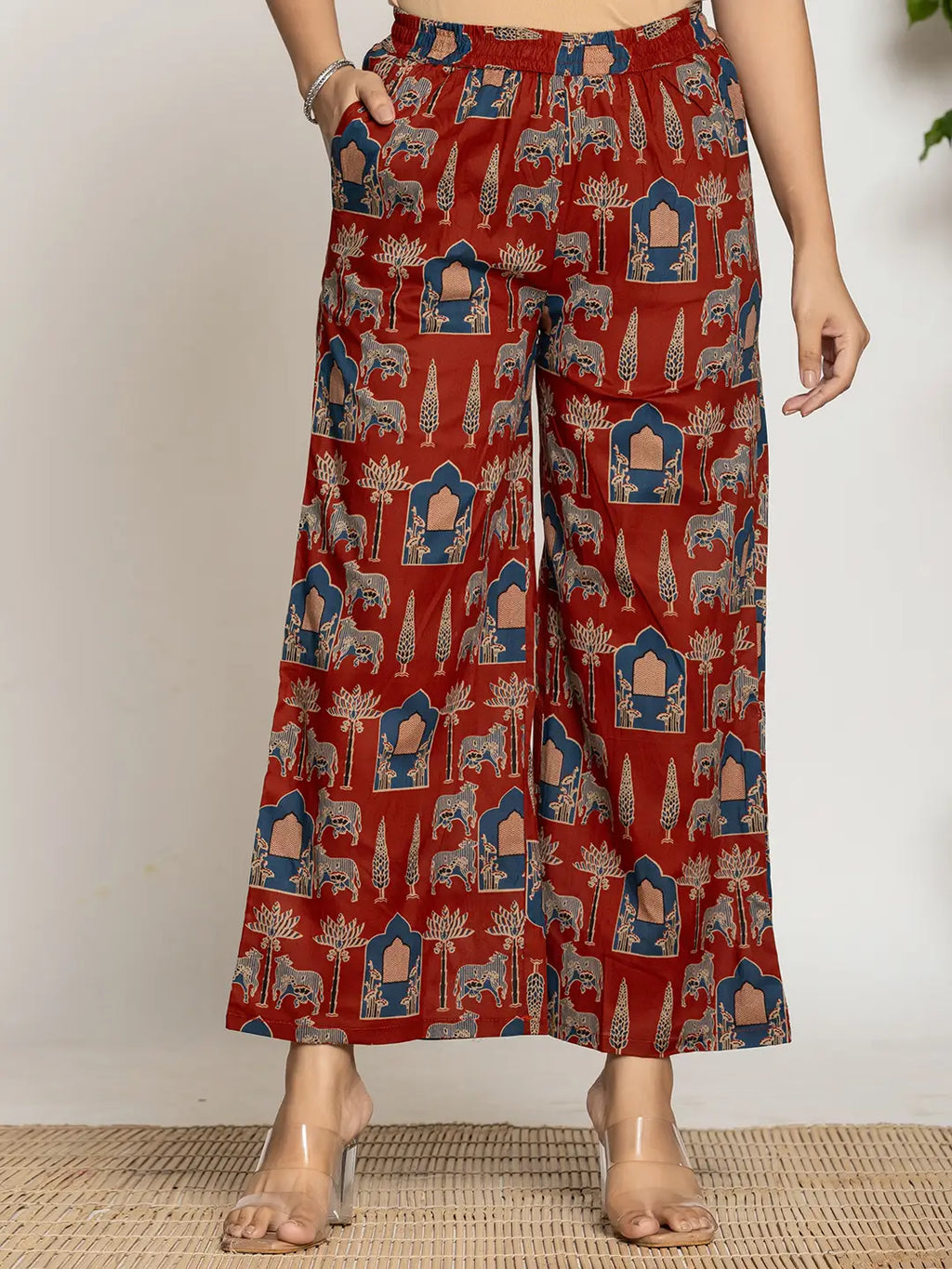 Yufta Cotton Sleeveless Co-Ord Set | Grocsy