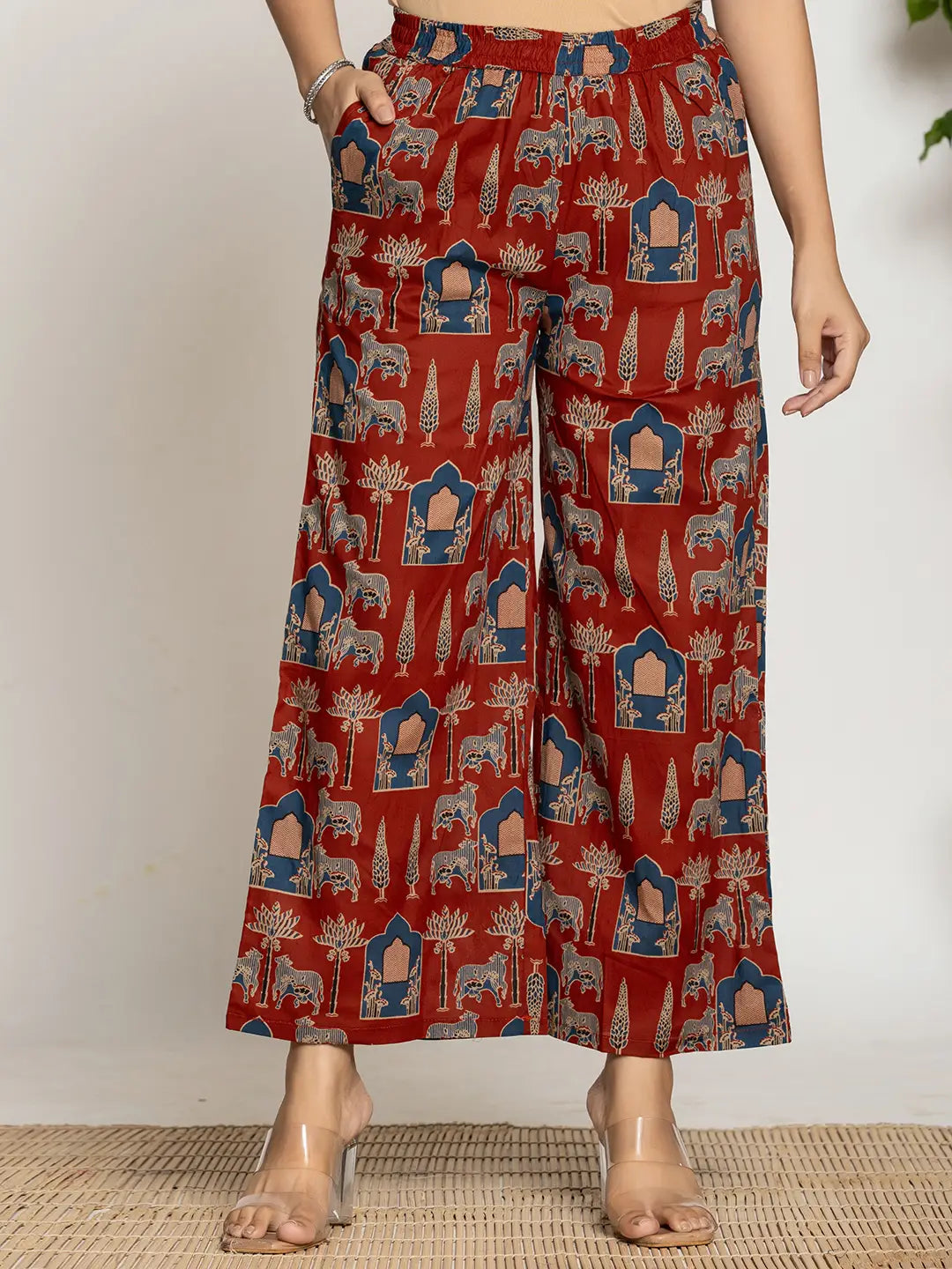 Yufta Cotton Sleeveless Co-Ord Set | Grocsy