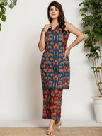 Yufta Cotton Sleeveless Co-Ord Set | Grocsy