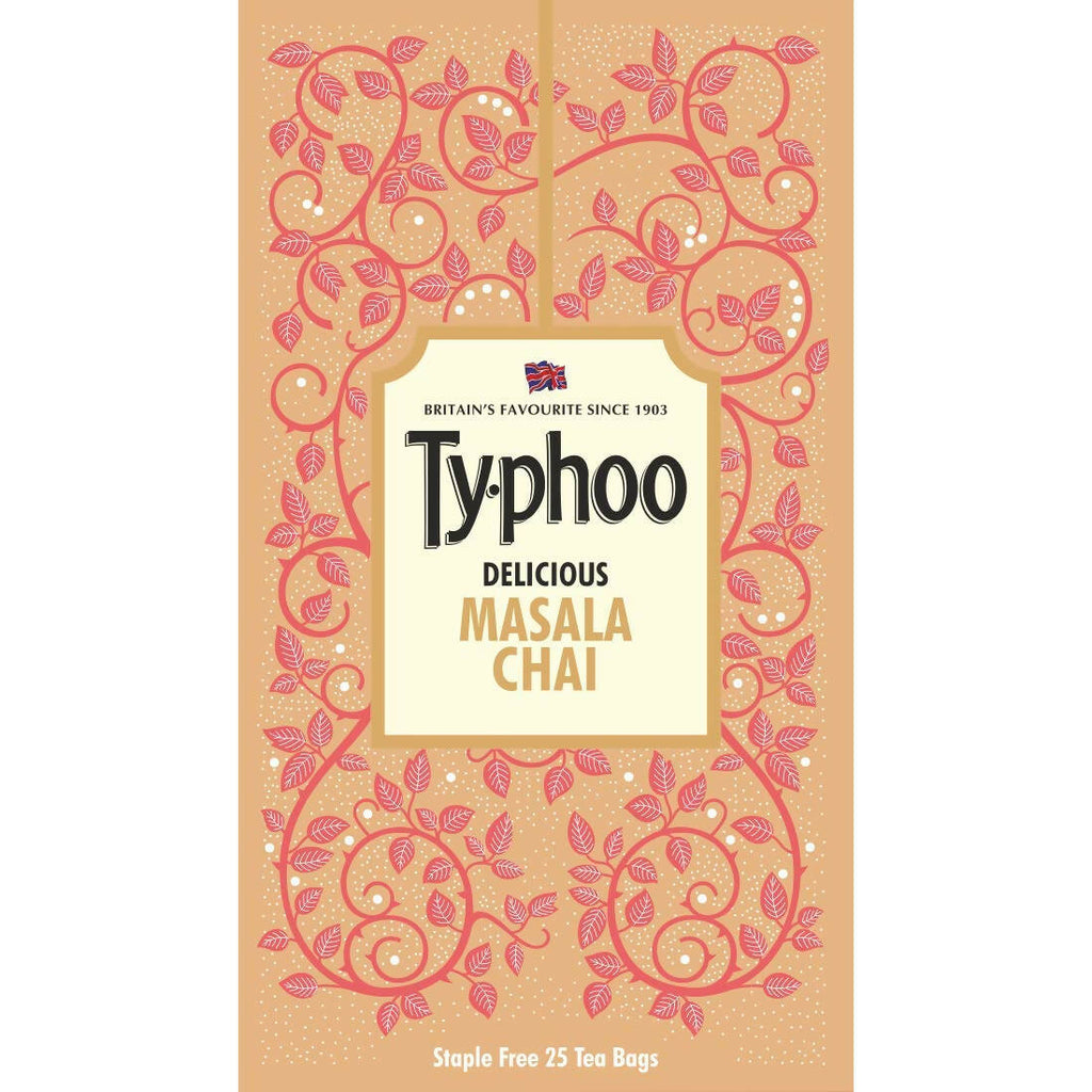 Typhoo Delicious Masala Chai Tea Bags | Grocsy