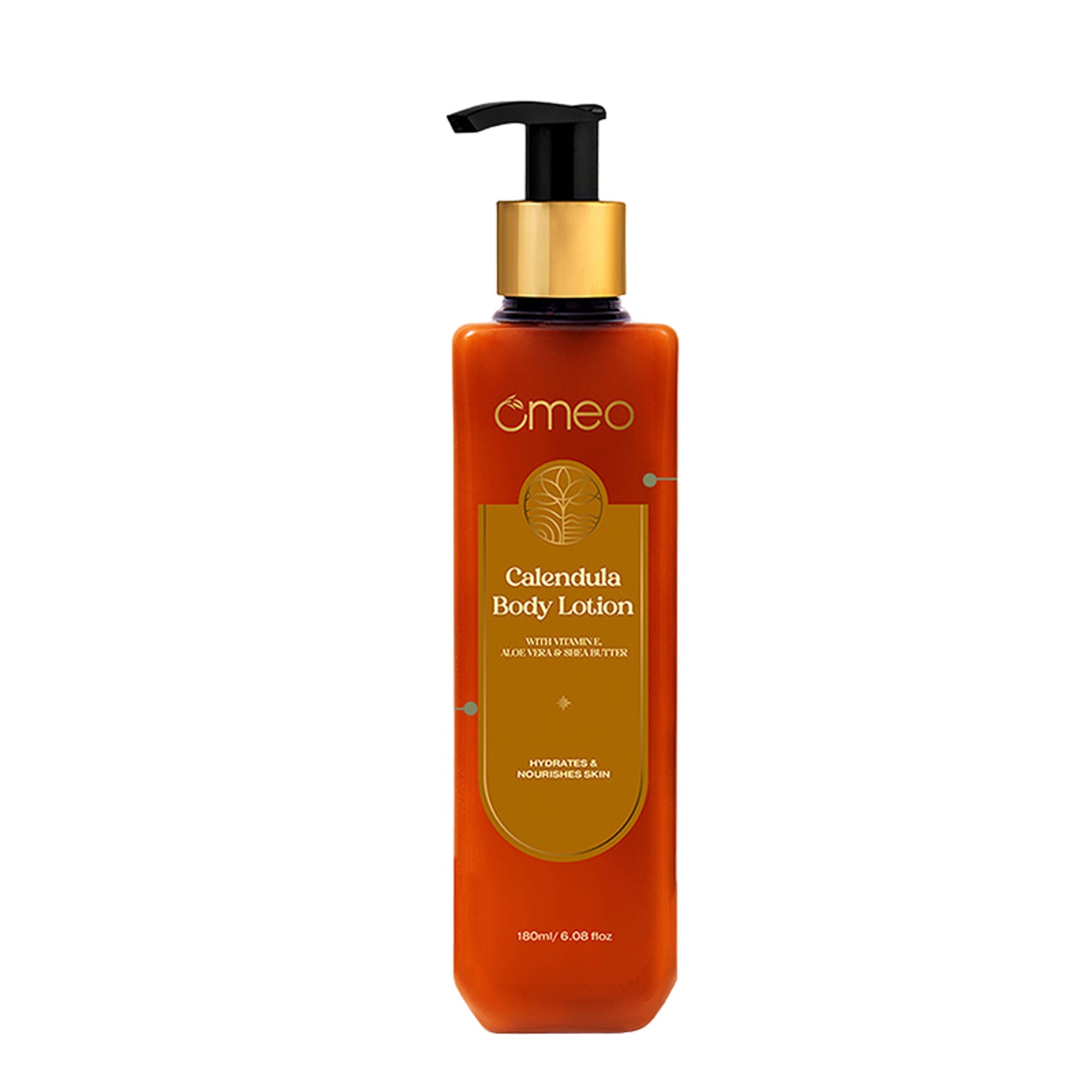 Omeo Calendula Body Lotion with Vitamin E, Aloe Vera & Shea Butter | Grocsy