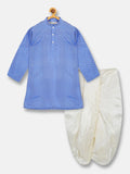 Sethukrishna Boys Blue Kurti with Dhoti Pants | Grocsy