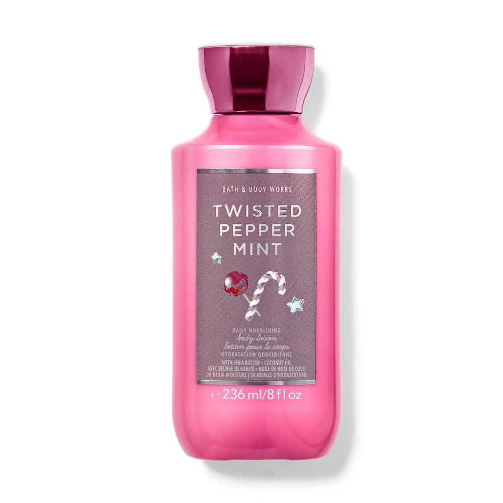 Bath & Body Works Twisted Peppermint Body Lotion | Grocsy
