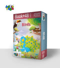 Advit Toys - Birds Jigsaw Puzzle | Educational Bird Puzzle with Realistic Illustrations (48 Pieces + Educational Fun Fact Book) | Grocsy