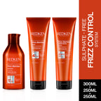 Redken Frizz Dismiss Sulphate Free Shampoo, Hair Mask & Rebel Tame Cream Combo | Grocsy