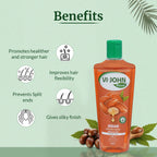 VI-JOHN Naturale Argan Enriched Hair Oil Moisture & Soft with Vitamin A.E & F | Grocsy