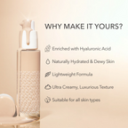 Kay Beauty By Katrina Kaif Hydrating Foundation - 115P Light | Grocsy