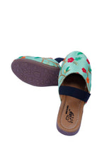Tiny Bugs Girls Embroidered Strap Ethnic Jutis-Green | Grocsy
