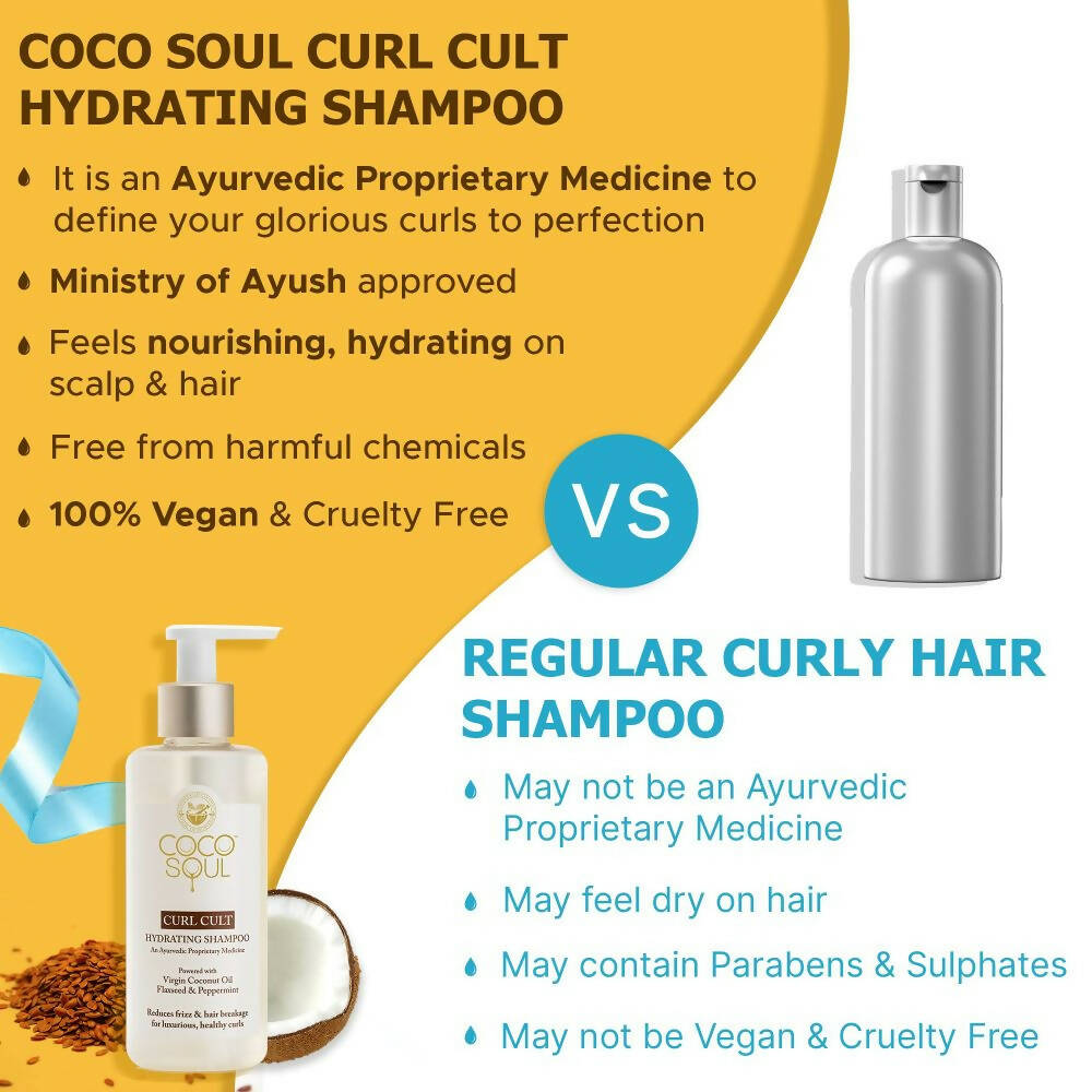 Coco Soul Curl Cult Hydrating Shampoo | Grocsy