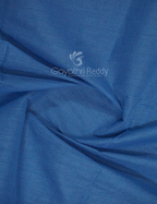 Dual Shades of Blue Pure Mangalgiri Cotton By Gayathri Reddy Designer Studio | Grocsy