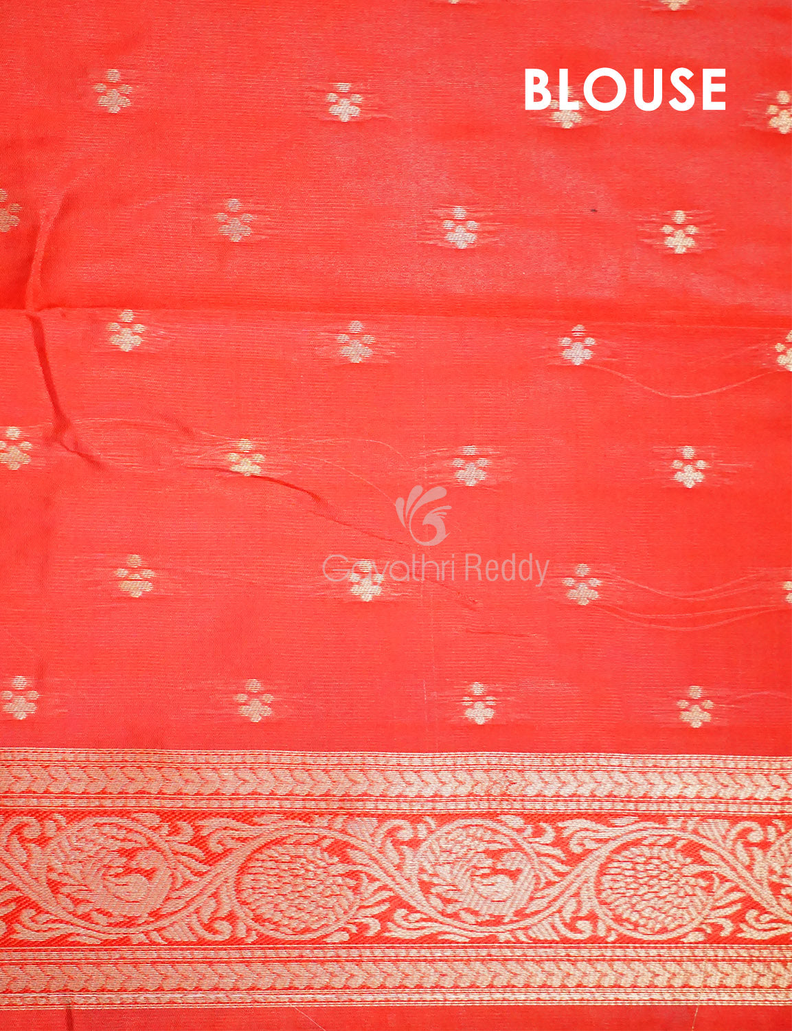 Milk White Banaras Border Pichwai Design Banarasi Semi Silk Saree By Gayathri Reddy Designer Studio | Grocsy