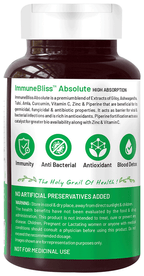 Bliss Welness Giloy + Tulsi + Amla + Ashwagandha + Curcumin Immunity Health Veg Tablet | Grocsy