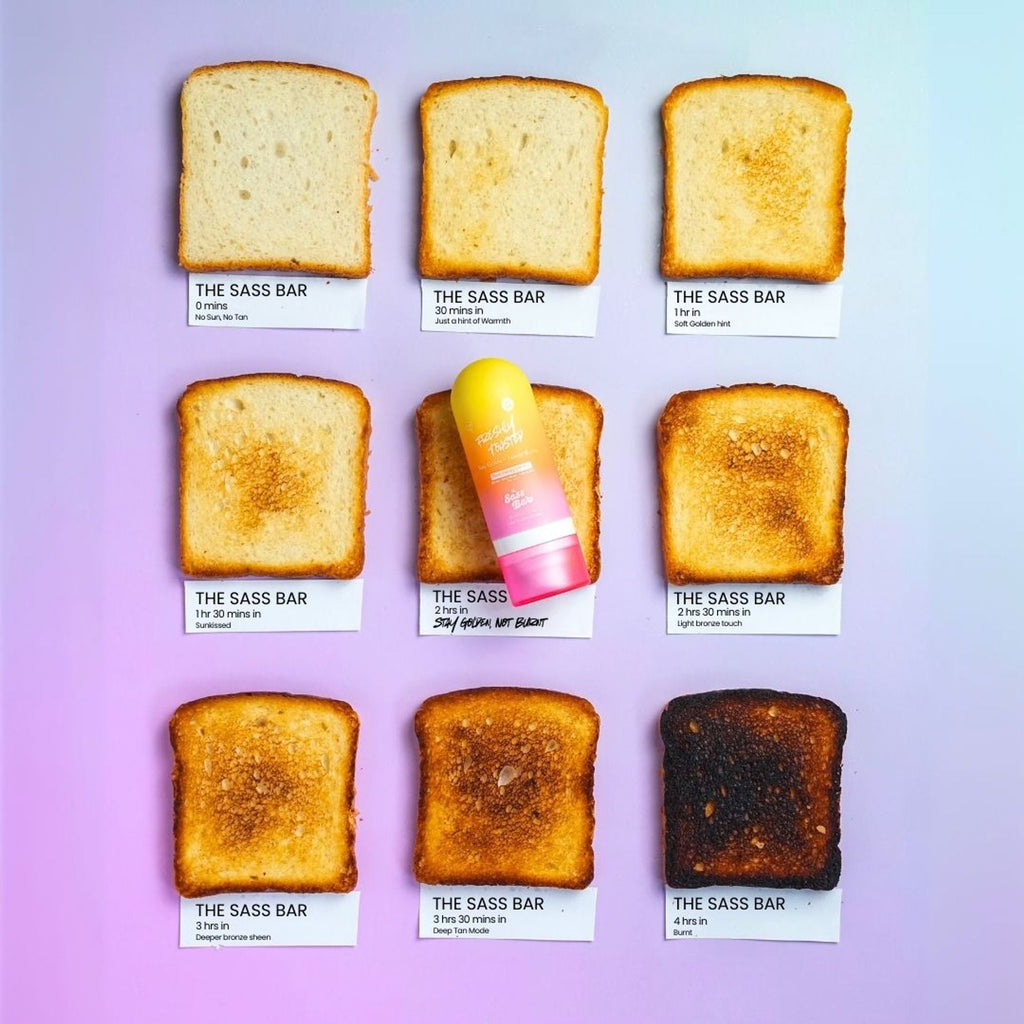 The Sass Bar Freshly Toasted Sheer Setting SPF Face & Body Mist | Grocsy