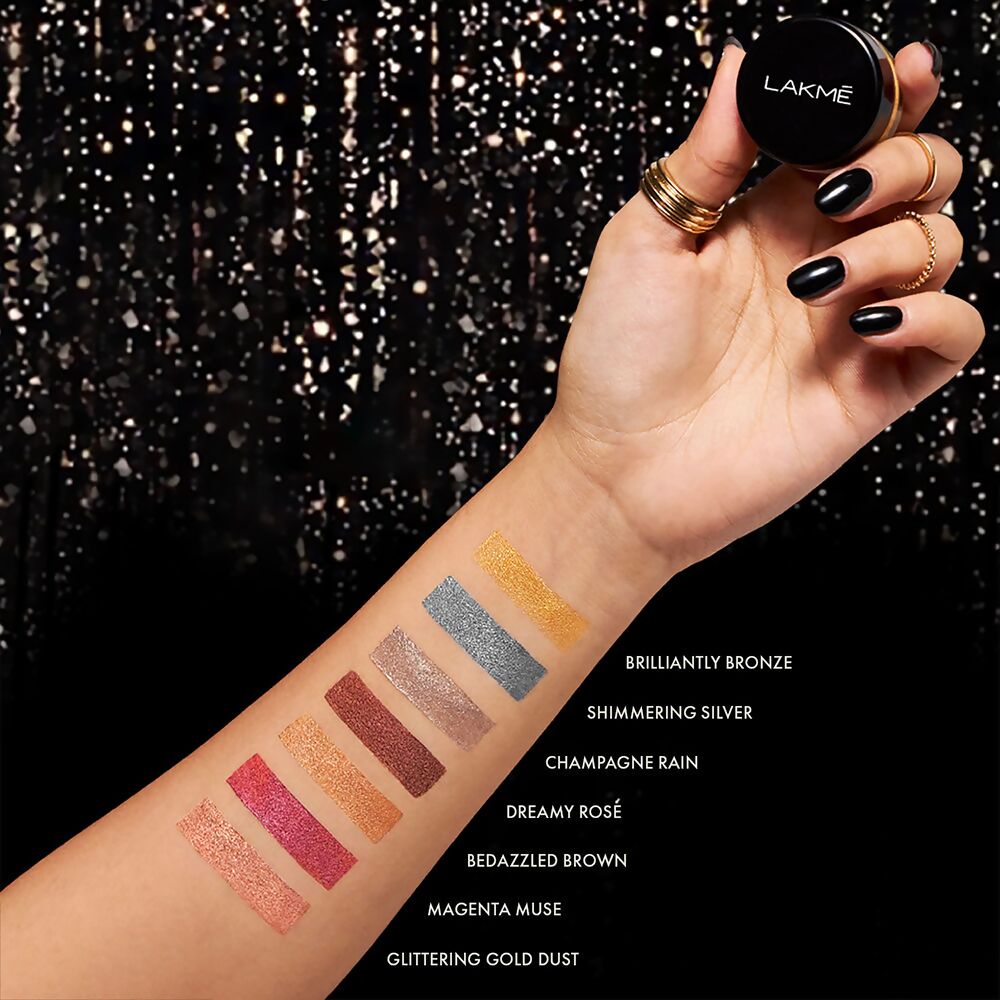Lakme Absolute Explore Eye Paint - Shimmering Silver | Grocsy