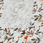 Grey Poly Crepe Digital Printed Top with Matching Bottom - Preeti | Grocsy
