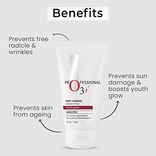 O3+ Dermal Zone Anti Ageing Cream SPF-60,50ml | Grocsy