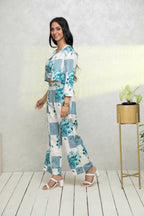 Myshka Women Multi Printed Summer Checks Co-Ords | Grocsy