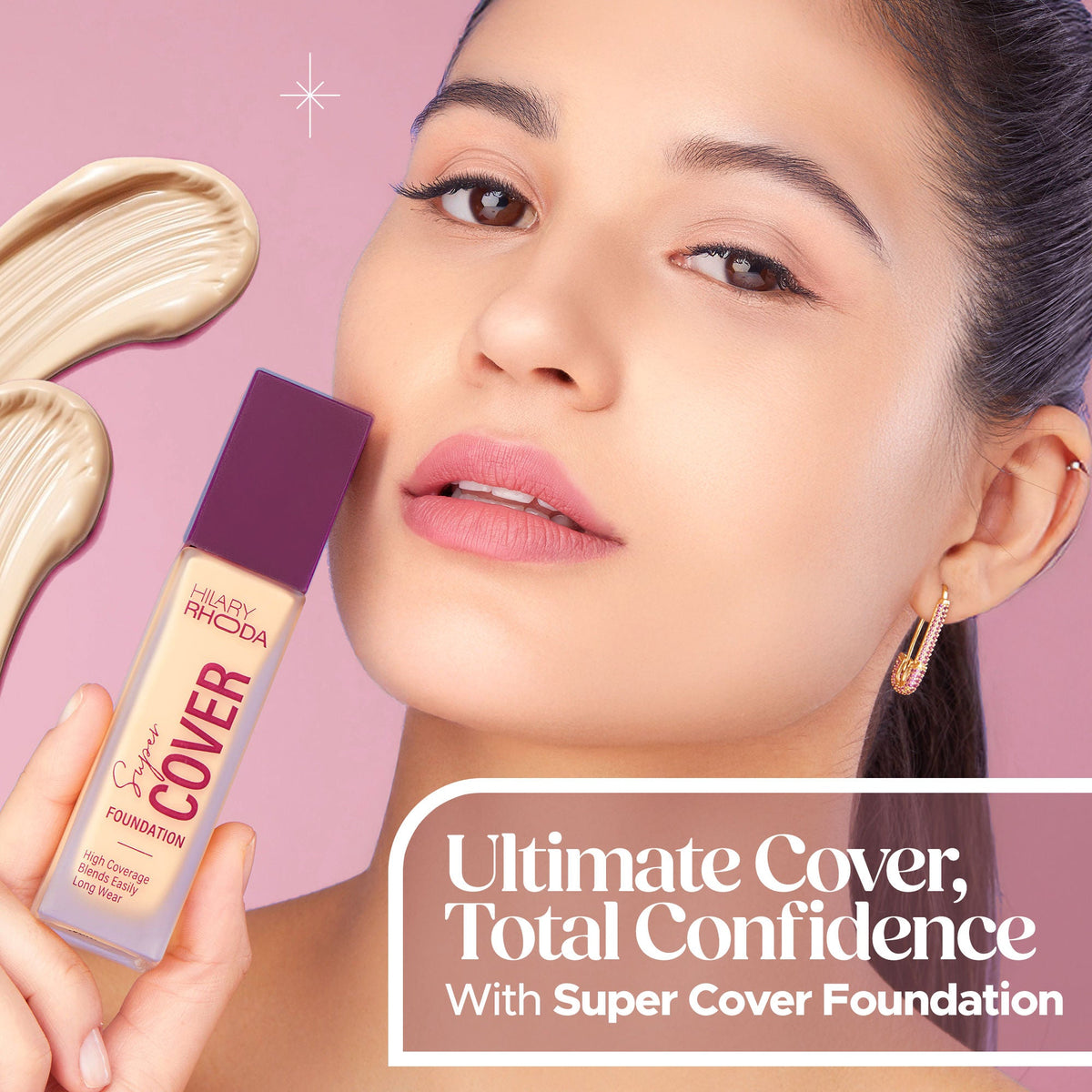 Hilary Rhoda Super Cover Waterproof Foundation - Warm Sun 06 | Grocsy