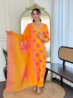 The52 Women's Beautiful Rayon Embroidery work Straight Kurta with Pant and Dupatta Set | Grocsy