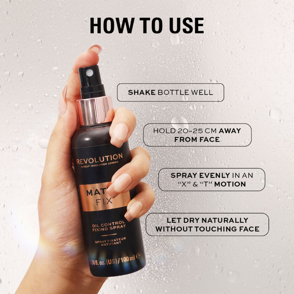 Makeup Revolution Oil Control Fixing Spray | Grocsy