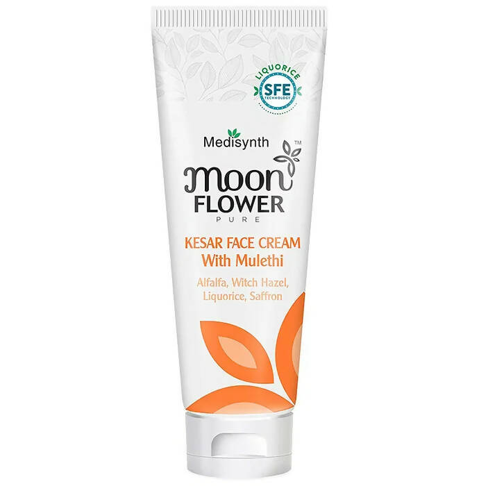 Medisynth Naturals Moonflower Kesar Mulethi Face Cream | Grocsy