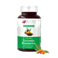 Bliss Welness Curcumin Biopiperine Tablets | Grocsy