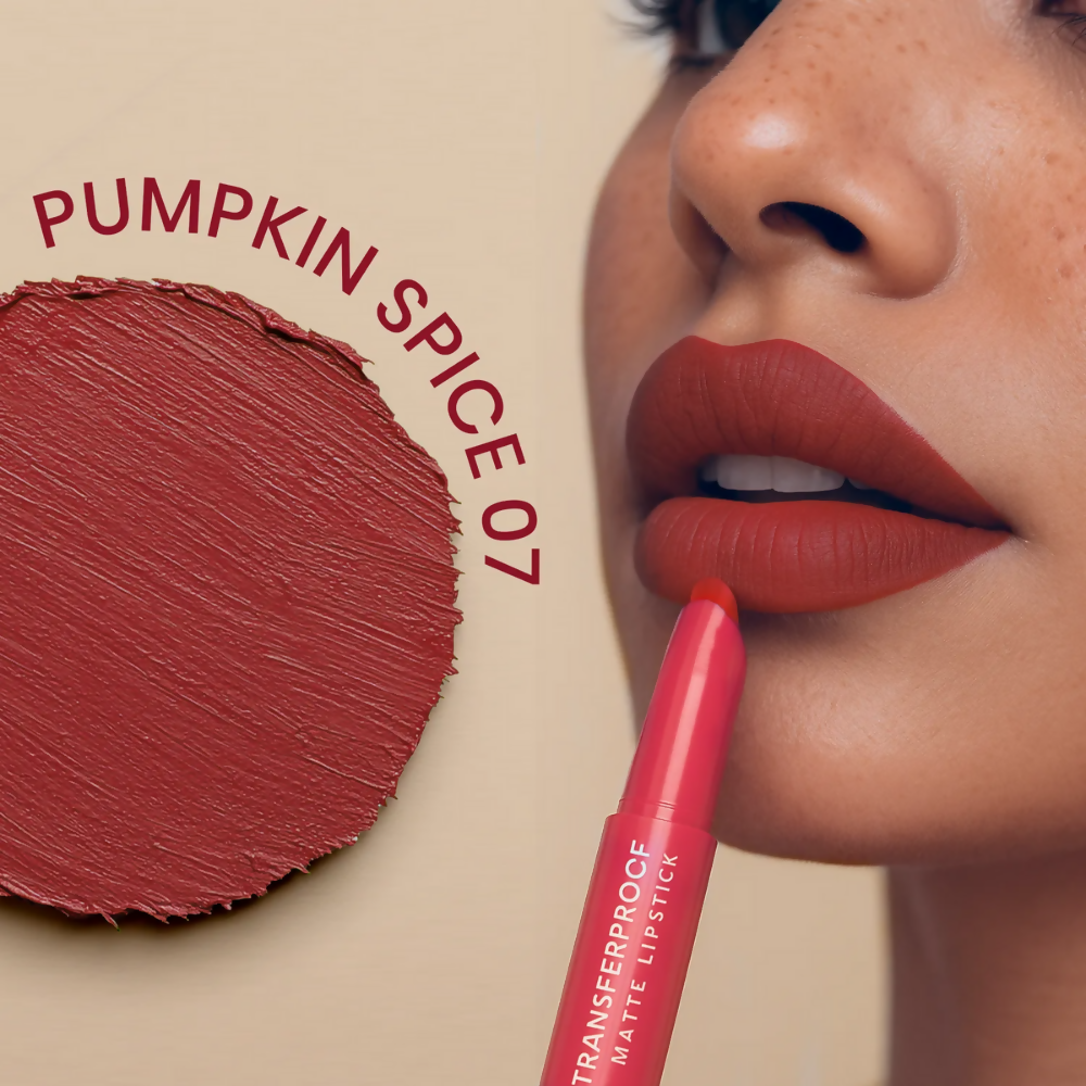 NY Bae Transfer-proof Matte Crayon Lipstick – Pumpkin Spice 07 | Grocsy