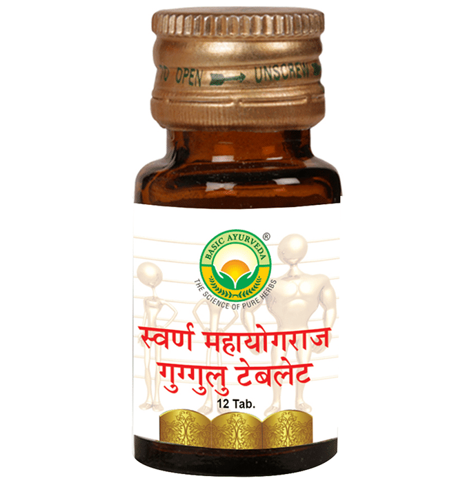 Basic Ayurveda Swarna Mahayograj Guggulu Tablet | Grocsy