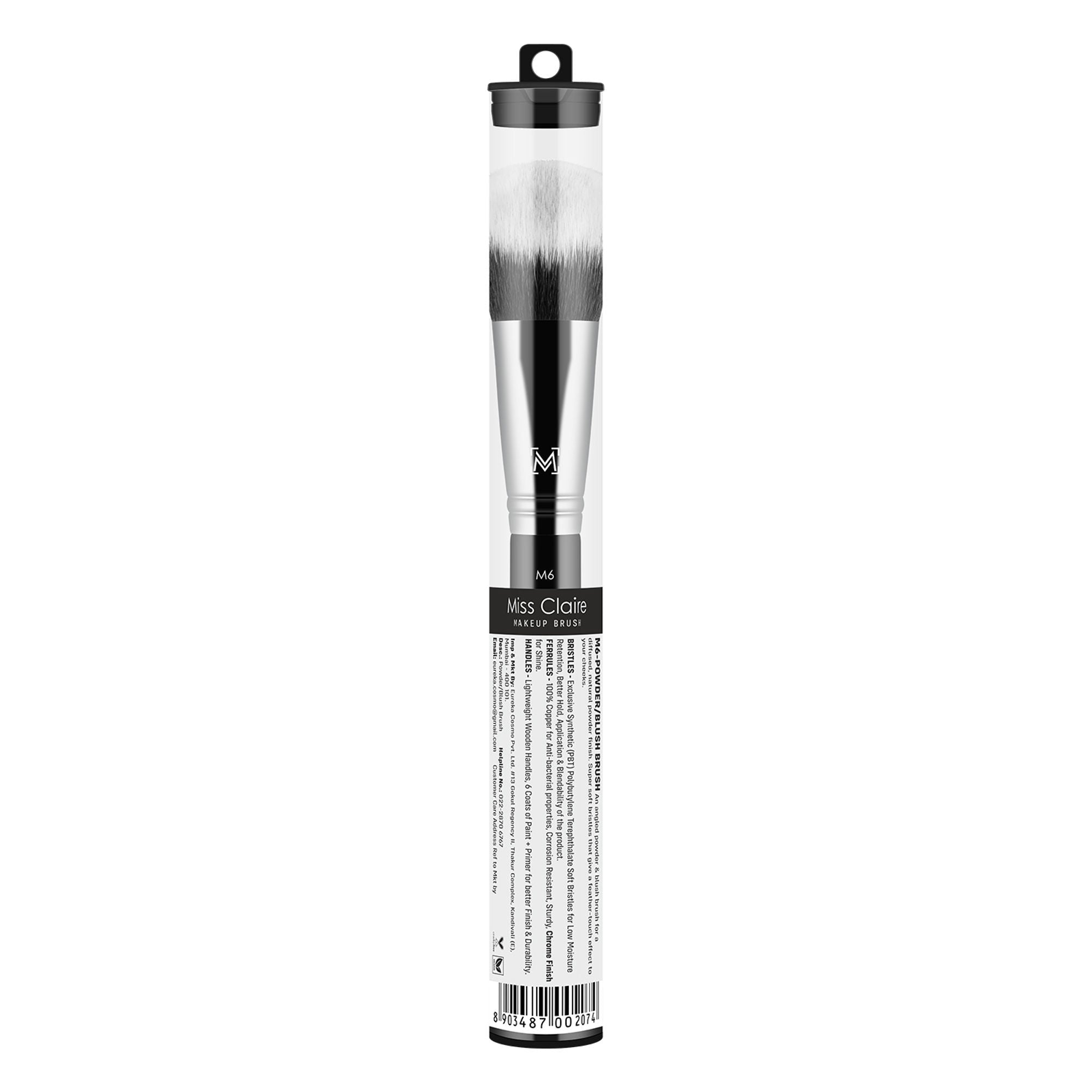 Miss Claire M6 - Powder/Blush Brush - Chrome | Grocsy