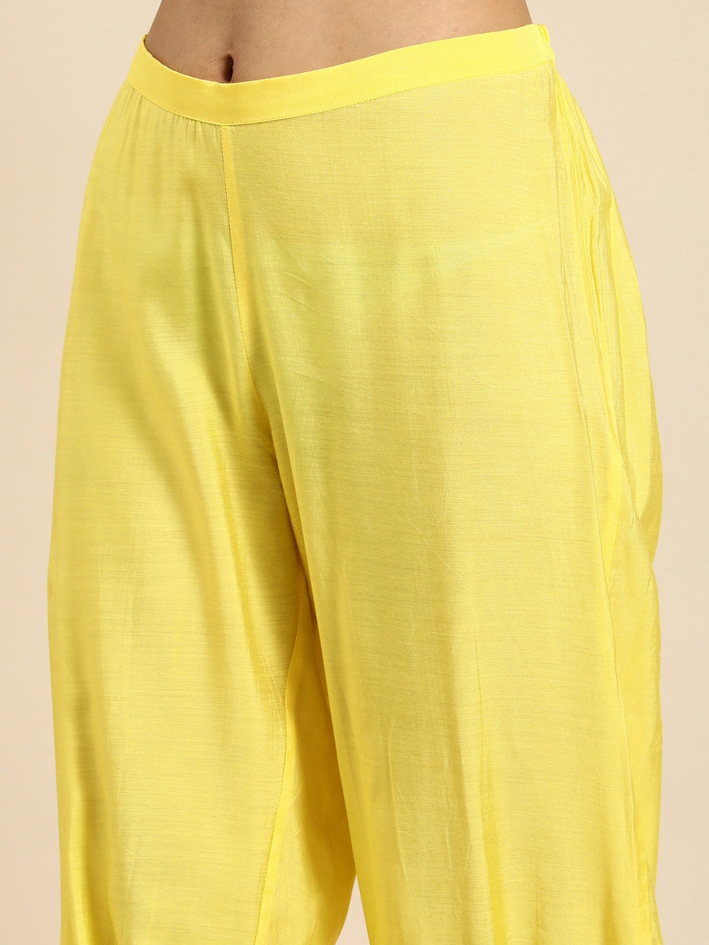 Sangria Women Chanderi Silk Kurta With Salwar & With Dupatta | Grocsy