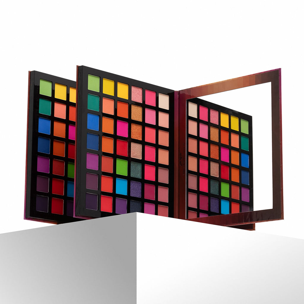 PAC Studio Prism Eyeshadow Palette X42 Sunset - Intense Pigment Payoff, Blendable Formula, Mattes & Shimmer | Grocsy