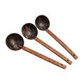 Thenga Coconut Shell Ladles/Spoon Set | Grocsy