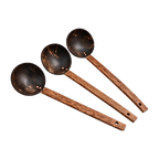 Thenga Coconut Shell Ladles/Spoon Set | Grocsy