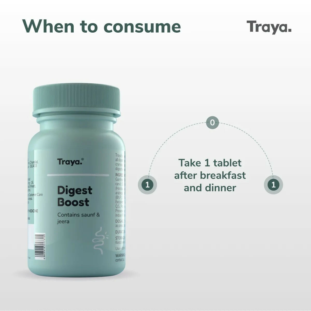Traya Digest Boost Tablets | Grocsy