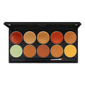 Fashion Colour Studio Finish HD Foundation Palette- 10 HD Cream Makeup Shades | Grocsy