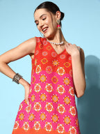 Sangria Women Ethnic Motifs Printed Kurta | Grocsy