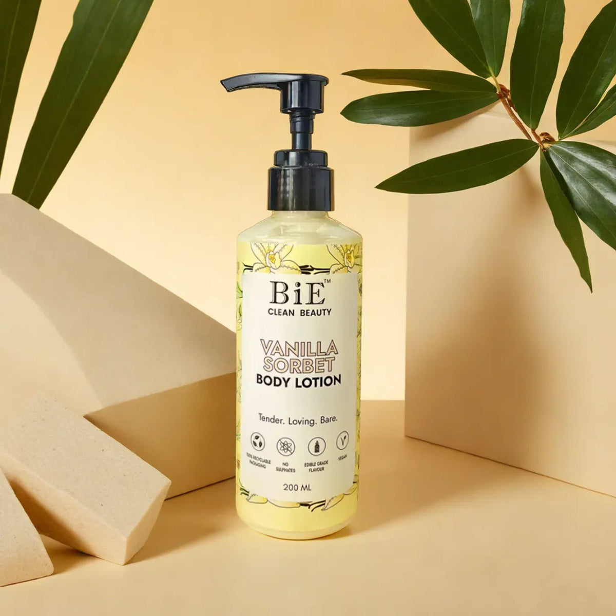 BiE Vanilla Sorbet Body Lotion with Hyaluronic Acid & Niacinamide | Grocsy