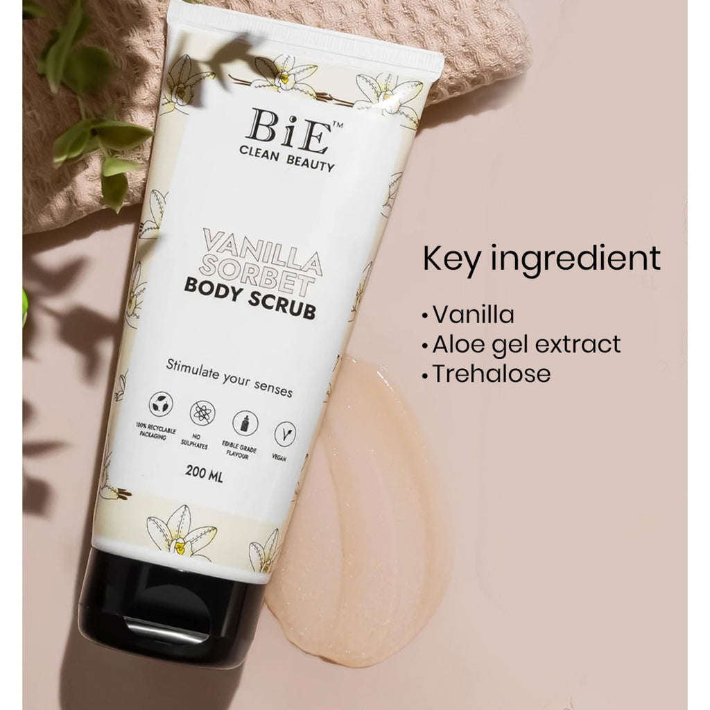 BiE Vanilla Sorbet Body Scrub | Grocsy