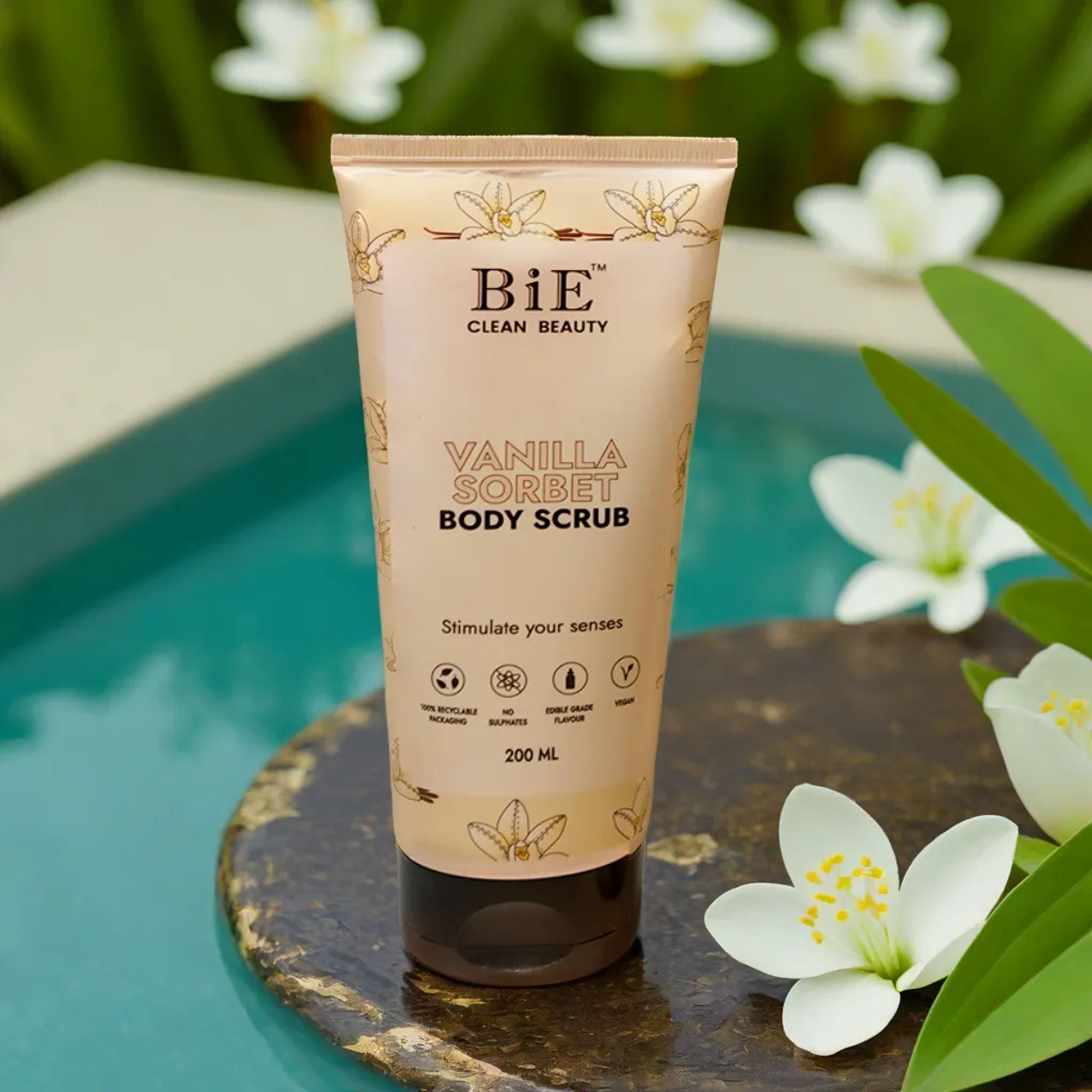 BiE Vanilla Sorbet Body Scrub | Grocsy