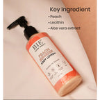 BiE Peach Sunrise Body Lotion with Hyaluronic Acid & Niacinamide | Grocsy