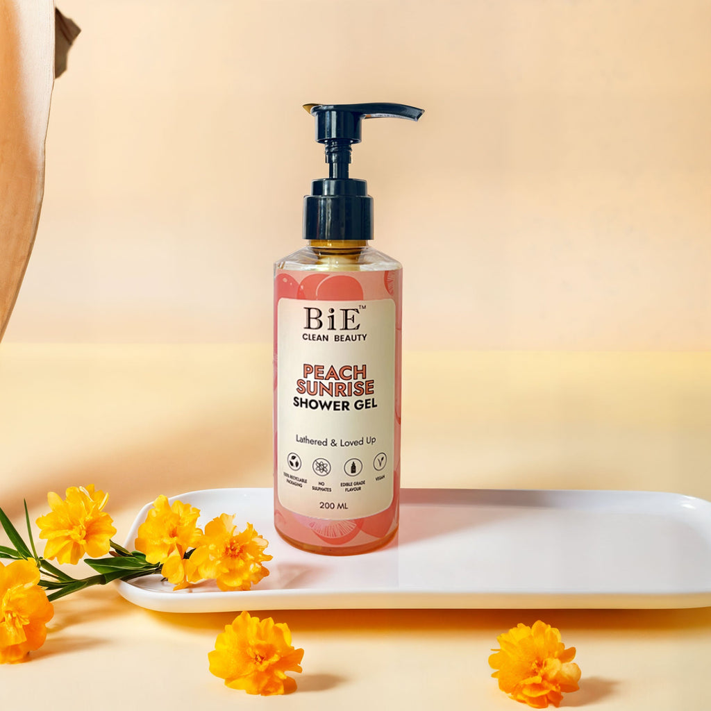 BiE Peach Sunrise Shower Gel | Grocsy