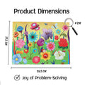 Advit Toys Educational Flowers Jigsaw Puzzle for Kids to Enhance Their Knowledge Flowers | Flower Learning Puzzle Gift for Kids (24 Pieces + Fun Fact Book) | Grocsy