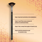 Miss Claire M24 - Fan Brush - Chrome | Grocsy